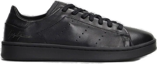 Y-3 Round-Toe Lace-Up Sneakers
