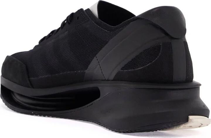 Y-3 s-gendo run black fabric and leather running sneakers - Image 2