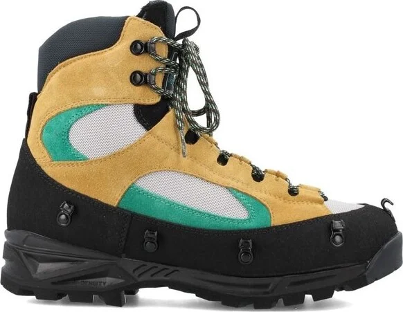 Y/Project Round-Toe Lace-Up Ankle Boots