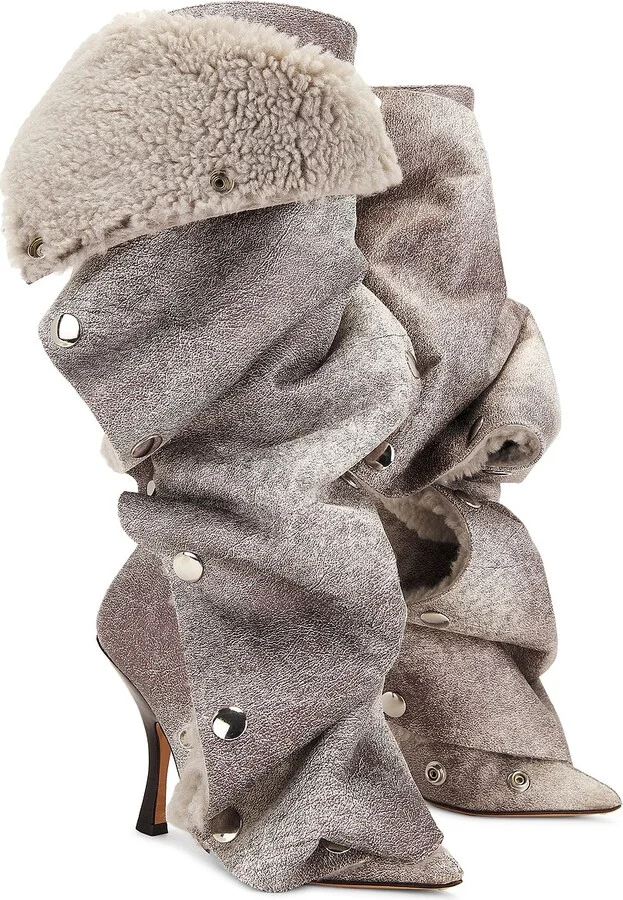 Y/Project Snap Boot in Grey