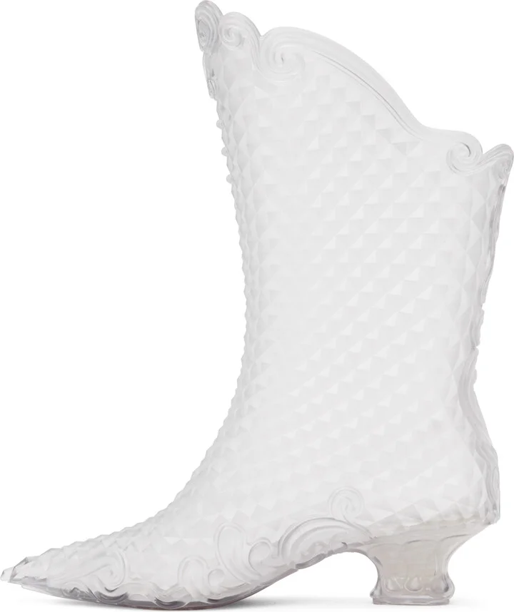 Y/Project Transparent Melissa Edition Court Boots - Image 3