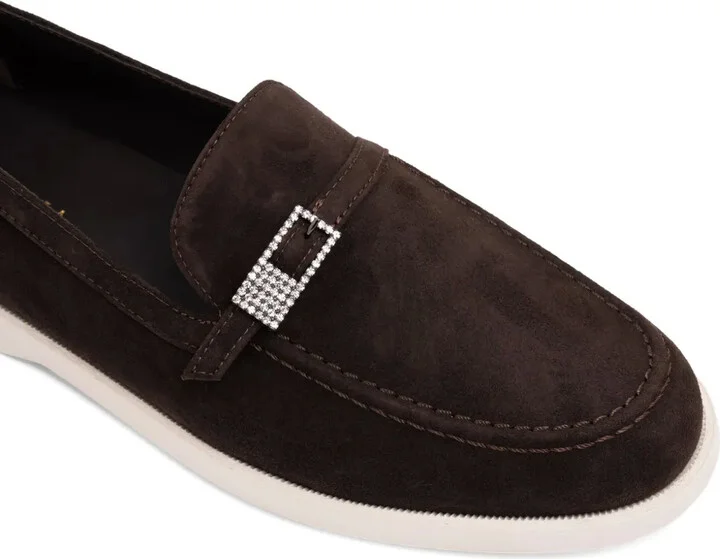 Yacht crystal-buckle loafers - Image 4