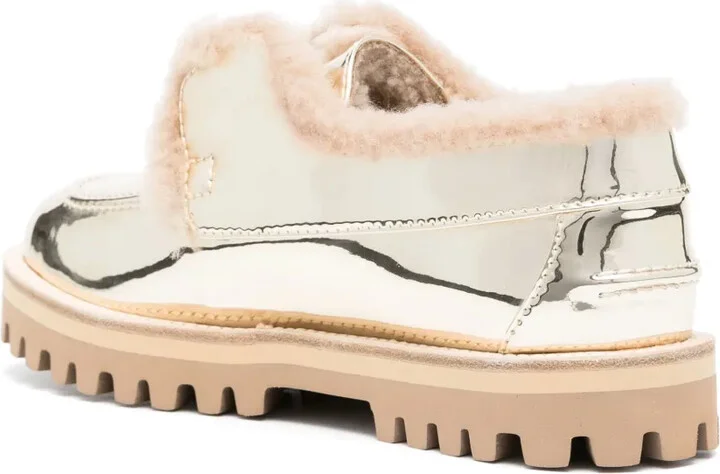 Yacht metallic-finish loafers - Image 3