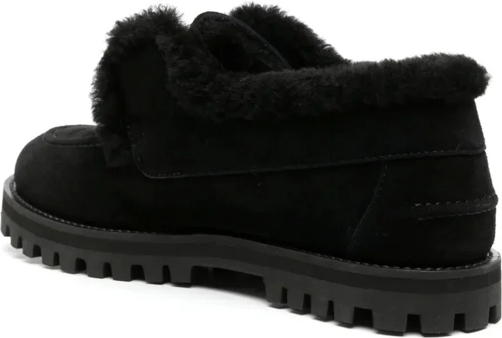 Yacht shearling-lining suede loafers - Image 3
