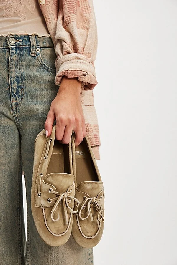 Yachting Day Suede Boat Shoes - Image 4