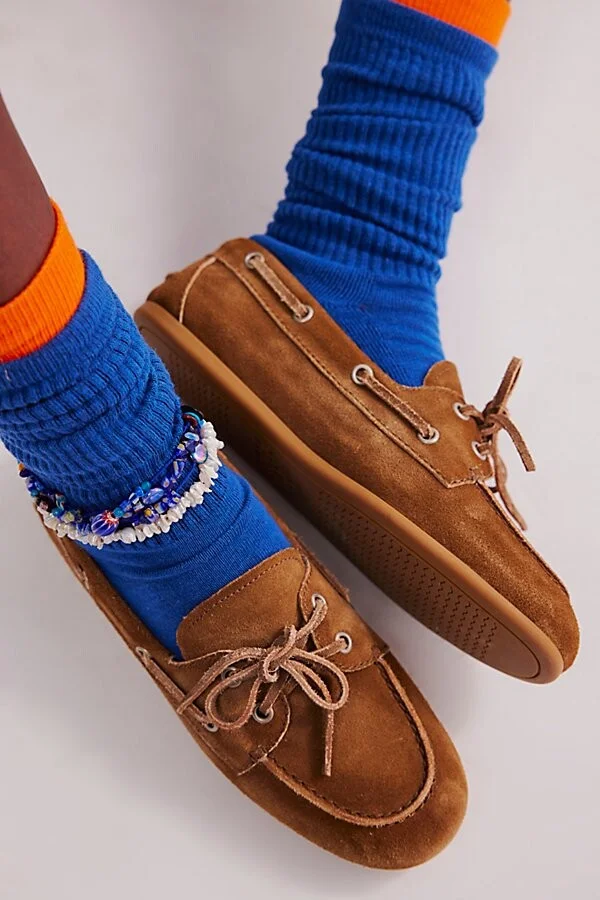 Yachting Day Suede Boat Shoes - Image 4
