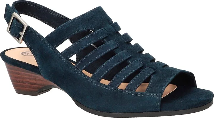 Navy Kidsuede Leather