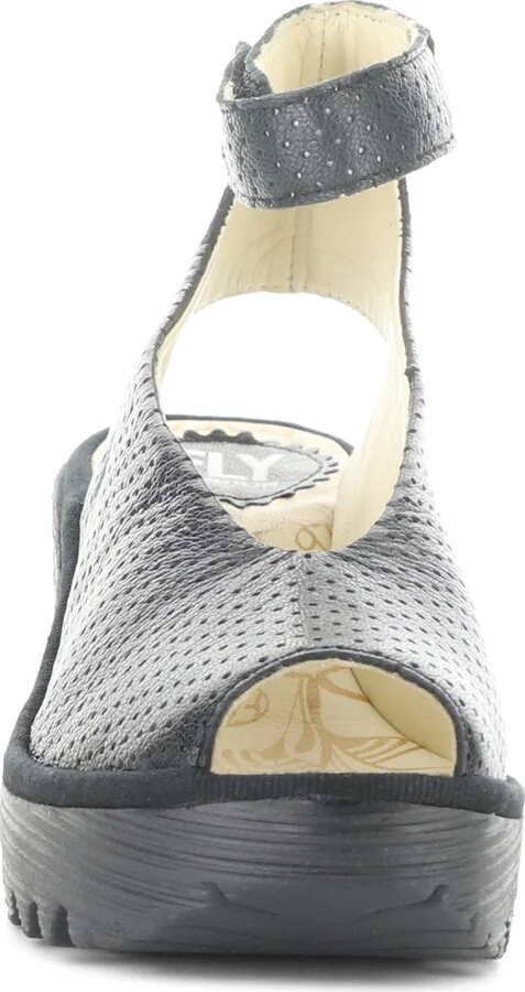 'Yala' Perforated Leather Sandal - Image 4