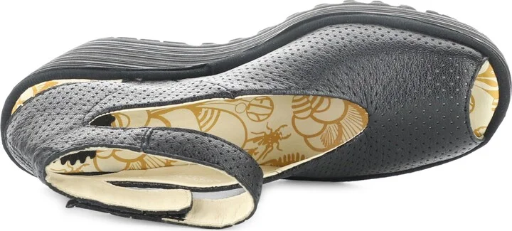 'Yala' Perforated Leather Sandal - Image 5
