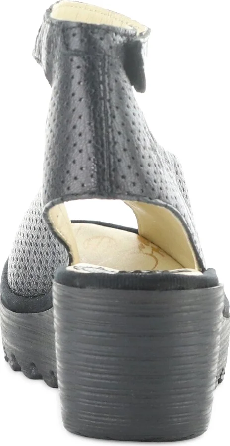 'Yala' Perforated Leather Sandal - Image 7