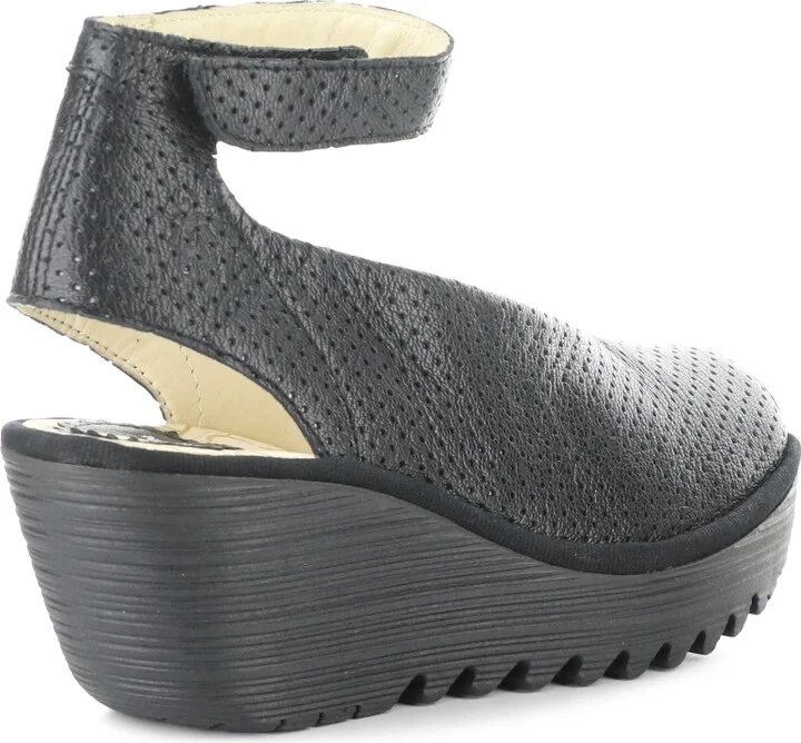 'Yala' Perforated Leather Sandal - Image 9