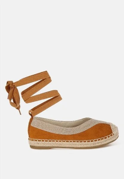 Yalva Microfiber Detachable Lace Espadrilles Women