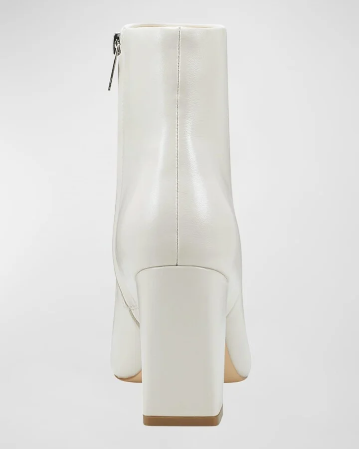 Yanara Leather Zip Booties - Image 3