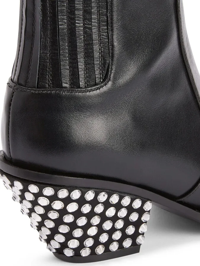 Yanhira 75mm crystal-embellished ankle boots - Image 4