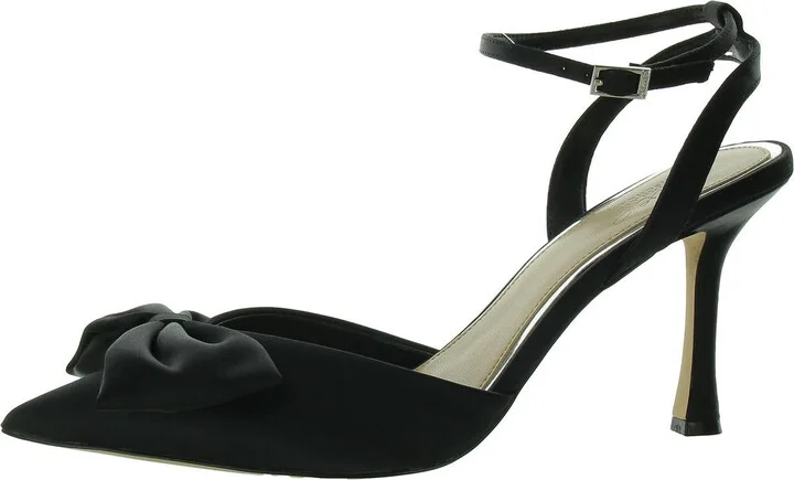 YANNA Womens Slip On Stiletto Ankle Strap