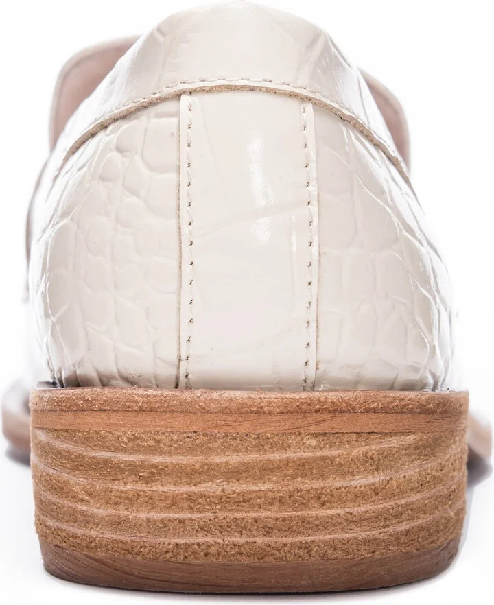 Yasmeen Croc Embossed Penny Loafer - Image 5