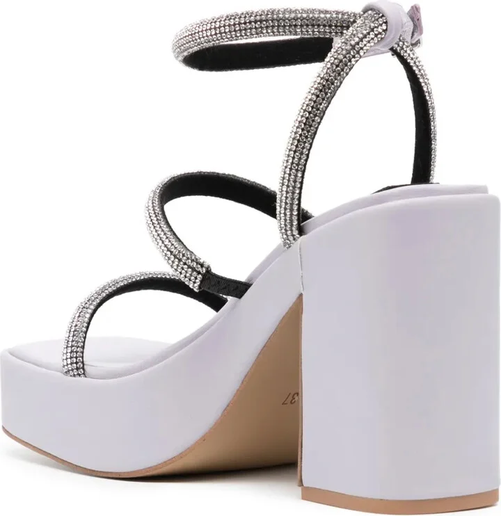 Yasmin II 120mm leather sandals - Image 3