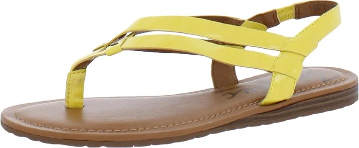 Yasmin Womens Slip On Stretch Thong Sandals