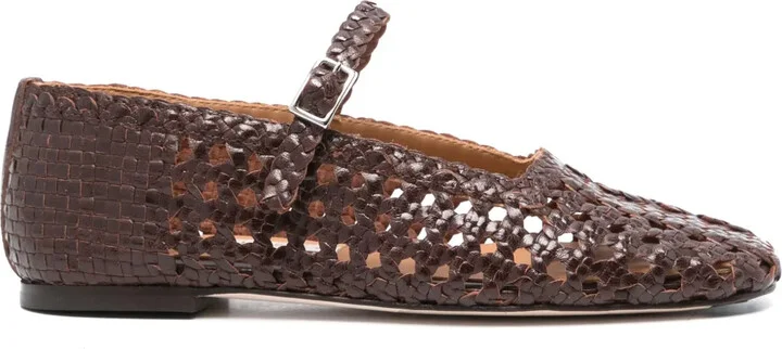 Yeida leather ballerina shoes
