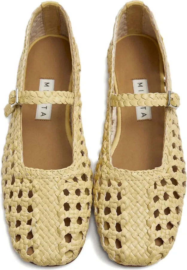Yeida woven ballerina flats - Image 3
