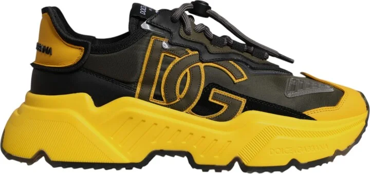 Yellow Black Daymaster Low Top Sneaker Men's Shoes (Pre-Owned)