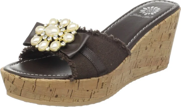 Yellow Box Women's Maryland Wedge Sandal