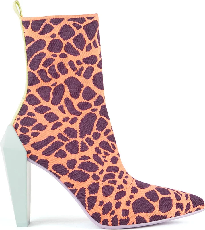 Yellow / Orange Gem Sock Hi - Meta