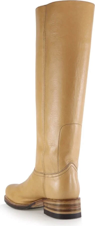 Yellow / Orange / Neutrals Achilla Boots, Oak Leather - Image 5