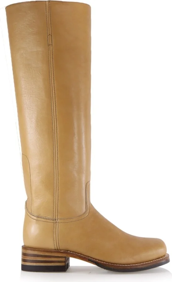 Yellow / Orange / Neutrals Achilla Boots, Oak Leather