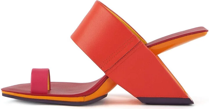 Yellow / Orange / Red Loop Toe Hi - Mai Tai - Image 3