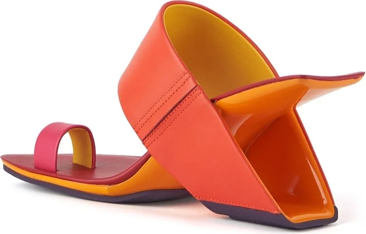 Yellow / Orange / Red Loop Toe Hi - Mai Tai - Image 4