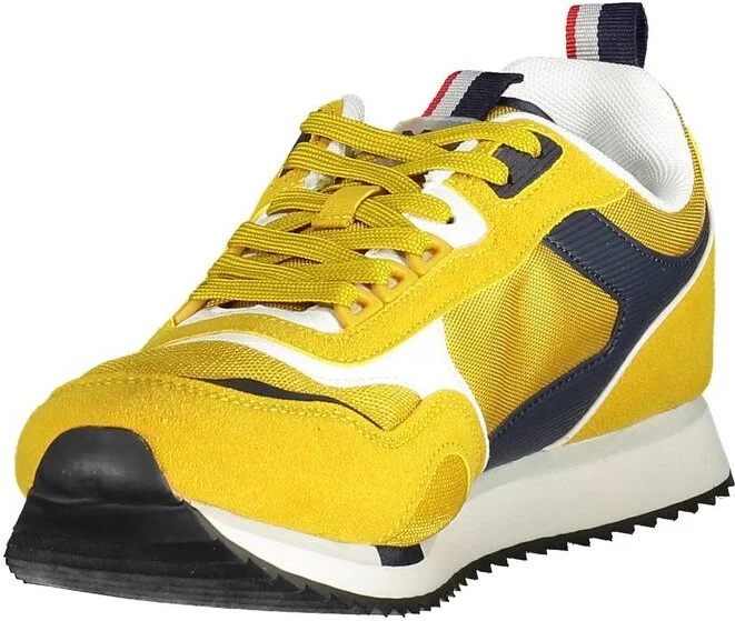Yellow Polyester Men's Sneaker - Image 3