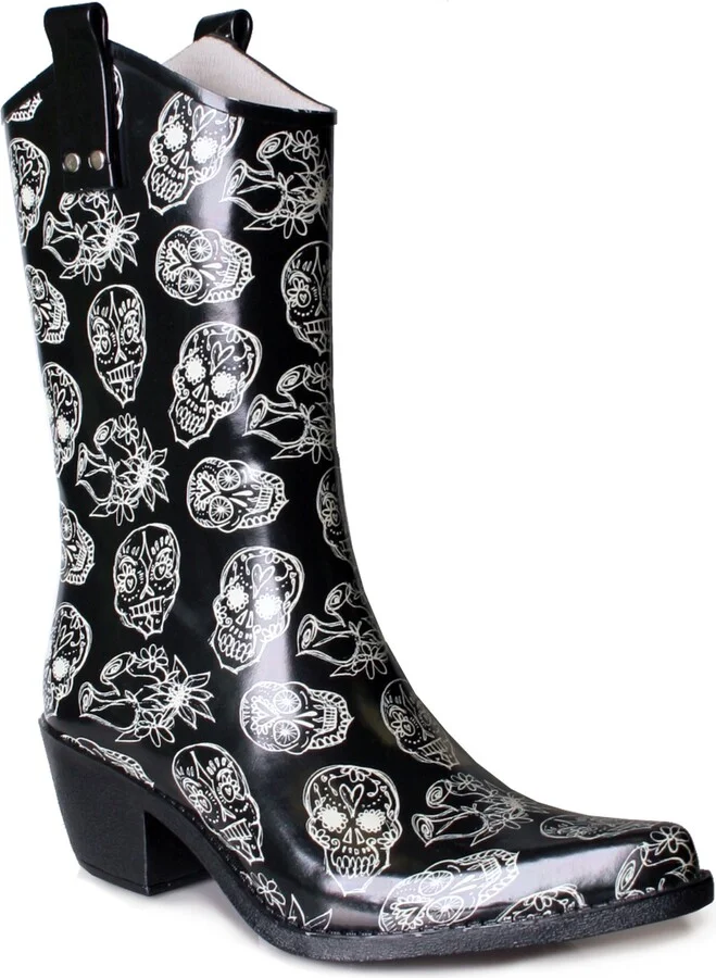 BLACK/ WHITE SKULLS