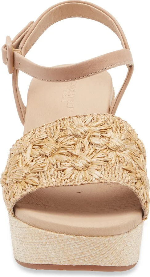 Yizzy Ankle Strap Platform Wedge Sandal - Image 10