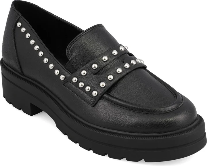 Yoani Platform Stud Loafer