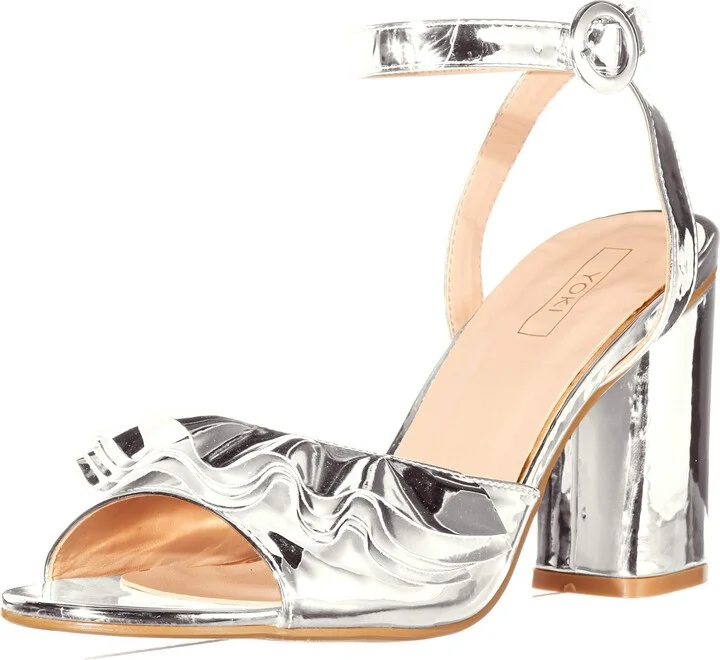 YOKI-ALAINA-16 Women's Chunky Heel with Back Strap