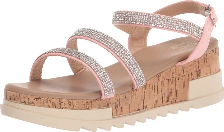 YOKI-BRENDA-22 Women’s Open Toe Platform Sandals
