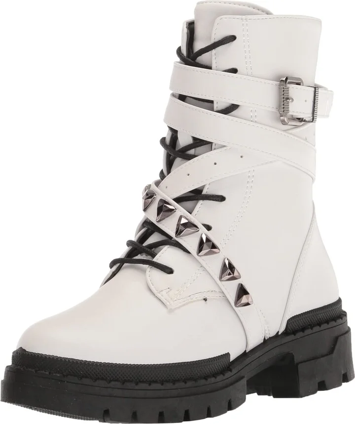 YOKI DAYTRIP-21 Women's Studded Cross Strap Short Bootie
