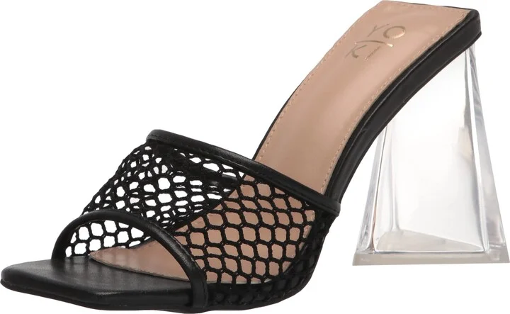 YOKI-DRAYA-05 Women's Clear Open Toe High Heel
