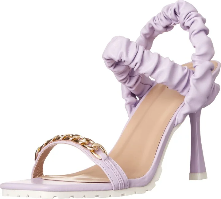 YOKI-DREZZY-26 Women's Open Square Toe High Heel