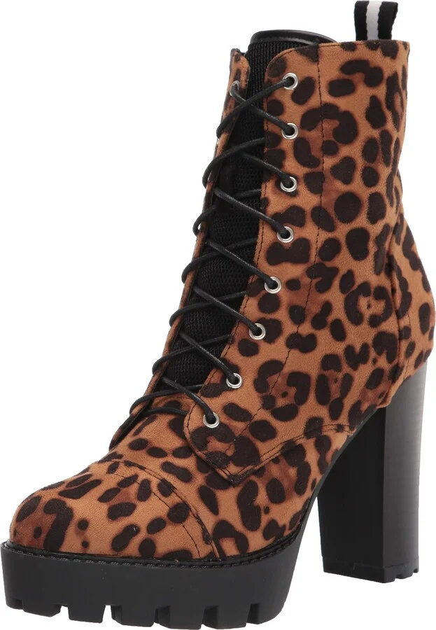 YOKI-ELAN-61 Women's High Heel Lace Up Bootie