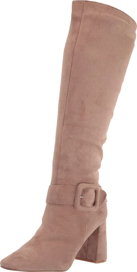 YOKI-JACKLYN-14 Women's Knee High Suede Heeled Boot