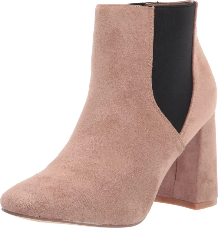 YOKI-JACKLYN-30 Women's Suede Elastic Stretchy Ankle Booties