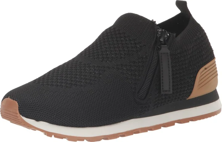 YOKI-KADE-11 Women's Knitted Side Zip Sneaker