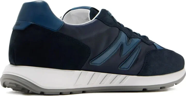 Yoki leather suede panelled sneakers - Image 4