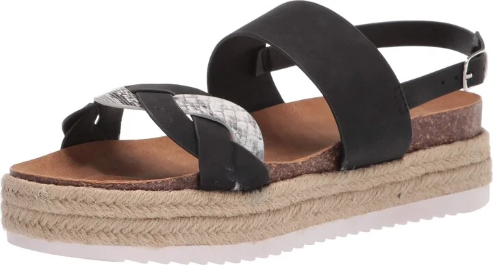 YOKI-Low Platform Espadrille Sandal