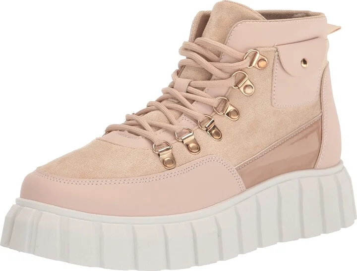 YOKI Women's high top Side Pocket Back to School Chunky Sole Sneakers