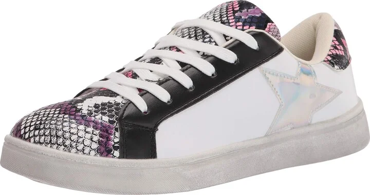 YOKI-Women's Lace Up Star Detailed Sneaker