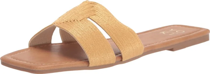 YOKI YOKI-GEORGIA-46 Women's Flat Sandal With Braided Upper Strap
