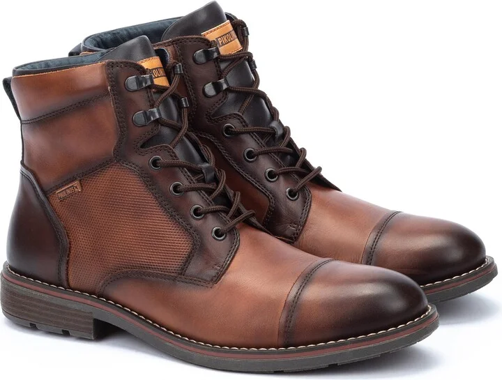 York M2M Lace-Up Cap Toe Boot